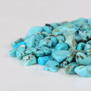 100g Natural Turquoise Stone Jewelry Degaussing Flowerpot Fish Tank Decor