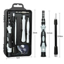 2X(115 in 1 Screwdrivers Repair Tool Kit, Driver Handle Magnetic Bits for