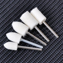 25pcs Wool Felt Polishing Burr Buffer Buffing Wheel Rotary 3mm Shank