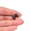 2Pcs Roller String Retainers Mounting Tree Guide for Electric Guitar goldB ES