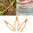 50pcs Plastic plant clips fixing fastening clamp strawberry farming clME