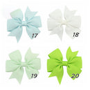 40 Pcs Satin Ribbon Bow Hair Clips Kids Girls Bow Hair Accessories D1zo