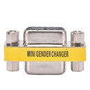 2x 15Pin VGA Female to Female Plug Coupler gender Changer Converter Adapter M&O