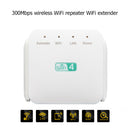 WiFi Repeater 2.4GHz 300Mbps Wi-Fi Amplifier WiFi Range Extender AP UK Plug