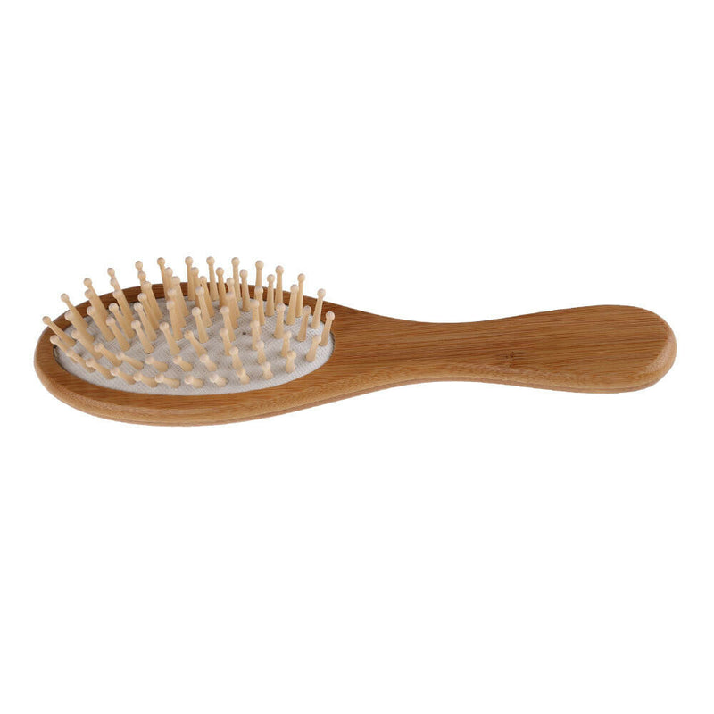 Air-sac Mite Massage Comb Hair Beard Comb Bamboo Wooden Comb for Curly Hair