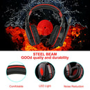 3.5mm Wired Gaming Headset LED Stereo Surround Headphone w/ Mic for PC PS4