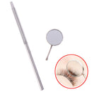 Stainless Steel Makeup Mirror Checking Eyelash Extension Dental Oral Mirror  Kw