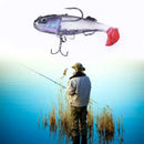 8g Simulation Lead Fishing Lure with Treble Hooks and A Single Hook