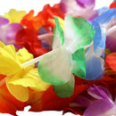 8x hawaiian lei neck garlands, party bag filler, fancy dress, Tropical&beac