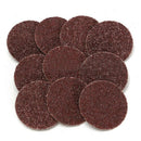 10Pcs 36 Grit 2 inch Roll Lock Sanding Discs Type R Roloc Sander Abrasive F X7T9