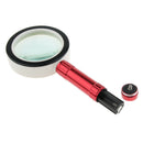 Reading Magnifier Magnifying Glass 10X 85mm Jewelry Loupe with 12 LED Light