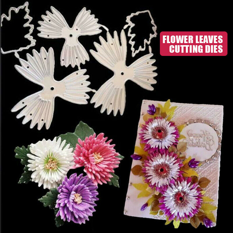 1 set Flower Leaves Metal Cutting Dies Stencil DIY Scrapbooking Paper Card Craft