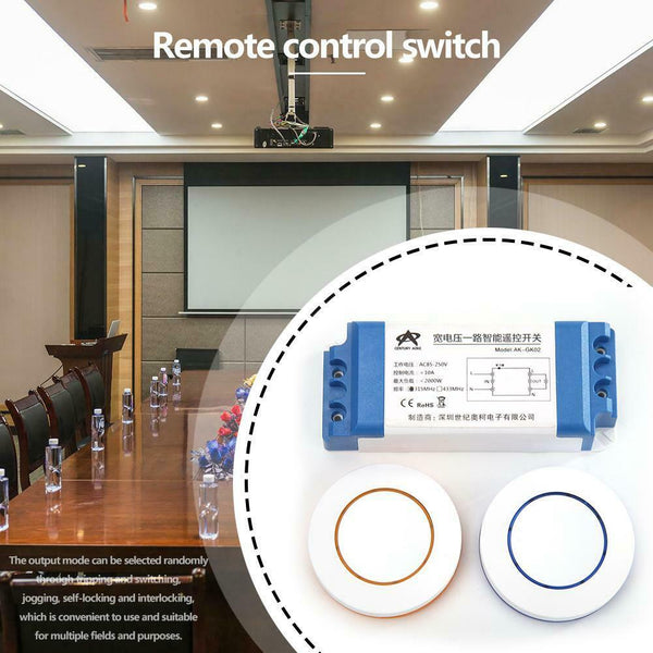 AC85-250V Wide Voltage Multi-function 1CH Wireless Remote Control Switch #gib