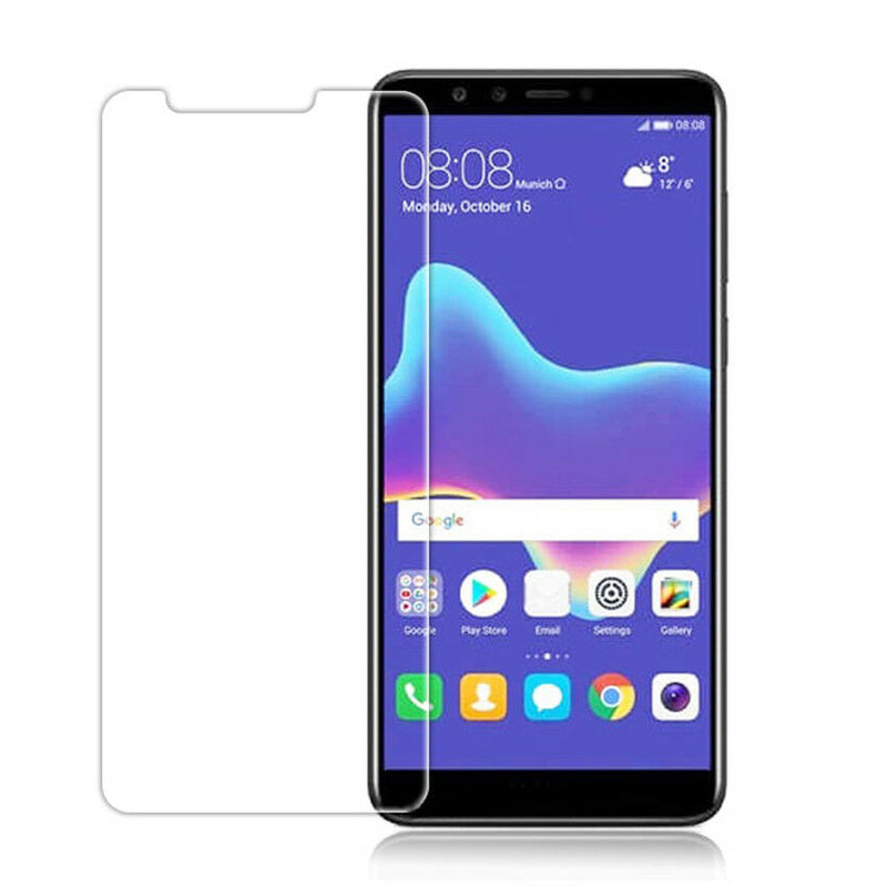 2PC Premium Explosion-proof 9H HD Tempered Glass Screen Protector For Huawei Y9