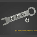 Black Cordless Blind Rivet Drill& Rivet Insert Nut Drill Adapter Kit Durable