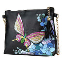 DIY Butterfly Special Shaped Diamond Painting Leather Chain Shoulder Bags