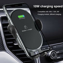 Non Slip Phone Holder Universal Air Vent Wireless Car Charger Auto Clamping