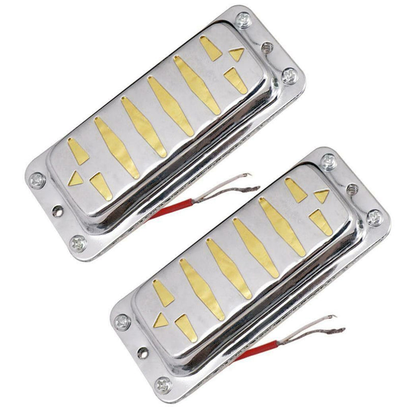 2 Pieces Humbucker Pickups Double Coil Neck Pickup for Musical Electric Guitar