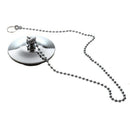 1.75 Inch Chrome Bathroom Bath Plug with 420mm Ball Chain J5Y4