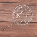 1pc Stainless steel rabbit feeder ball animal bunny hay grass shelf rack toy3c