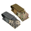 2 Pieces Molle Single Magazine Flashlight Utility Pouch Belt Holster Holder