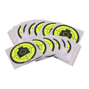 100 Pack Bright Fluorescent    Paper Target Stickers 7.5cm
