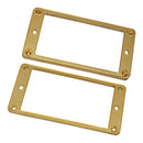 2 Pieces Pickup Frames, Mounting Rings Metal  Pickup Covers For LP Electric