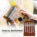 Kalimba Rosewood Pocket Mini Thumb Piano African Traditional Musical Instrument
