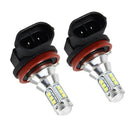 2x Headlight H8 / H11 Led 80W 6000K Car Hi / Lo Beam Auto Bulbs, White
