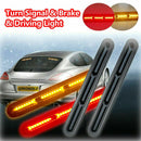 1x 60LED Car Truck DRL LED Light Bar Brake Flowing Turn Signal Stop Tail StriOZ