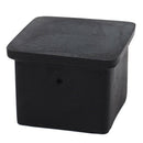 20pcs Square Chair Table Leg Foot Rubber Covers Protectors 25mm x 25mm