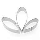 3pcs/set Gerbera Daisy Flower Petal Metal Fondant Cutters DIY Tools