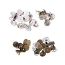 20 Sets Magnetic Clasps Snap Buttons for Purse Handbag Bag Sewing Craft 14mm