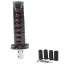 Kylin Universal Sword Shift Knob Samurai Shifter Katana Metal Black Red3C