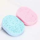 2pcs Facial Cleaning Sponge Puff Cosmetic Flutter Face Washing Pad Makeup Tools