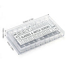 1X(1000Pcs Stainless Steel Eyeglasses Watch Repair Screw Replacement Kit Se