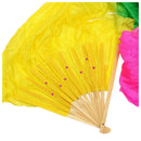 1.8m Hand Made Colorful Belly Dance Dancing Synthetic Silk Natural Bamboo L T7E8