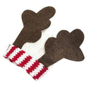 2Pcs Christmas Reindeer Sweater Wine Bottle Cover,Knitted Ugly Sweater Cove