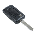 Key remote shell for Peugeot 407 and 407 SW foldable 3 buttons Q1Y6