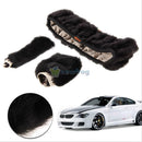 Soft General Plush Winter Auto Car Steering Wheel Cover Cap Anti-slip 3Pcs/Set