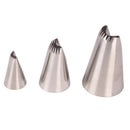 3PCs Lotus Cakes Set Cookies Icing Piping Pastry Nozzle Cupcake Fondant DecSEAU