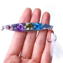 7Pcs Sinking Lead Fishing Lures Set Metal Jigs Hook Fishing Tackle Equipmen