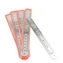 5 PCS Dual Side Marked 15cm 6 inch Stainless Steel Straight Ruler New ME