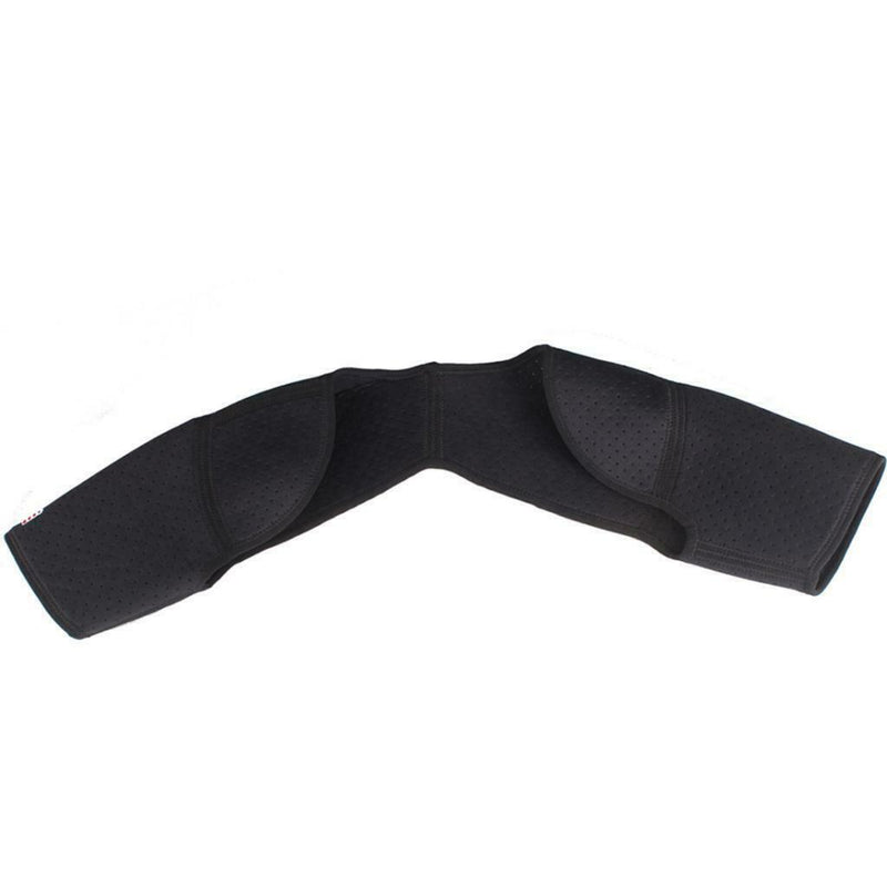 Neoprene Double Shoulder Protector Brace Support Strap Wrap Belt Band Black