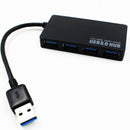USB 3.0 4 Port USB Hub Splitter Adapter Ultra Speed for Laptop Computer Mo OXD