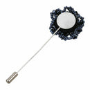 Fashion Lapel Flower Handmade Boutonniere Stick Brooch Pin Men's Accessorie D2O7
