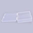4pcs 10*7cm Transparent Plastic Boxes Playing Cards Container Storage CaseS Hn