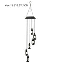 Hanging Wind Chimes Solar Powered Colour Changing LED Garden Windchimes P3U6
