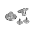 50x 17mm NO-SEW Hammer On Metal Star Jeans Buttons Rivet DIY Repair Trousers