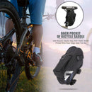 Bicycle Seatpost Saddle Rear Bags MTB Bike Seat Tail Bags with Bottle Pouch